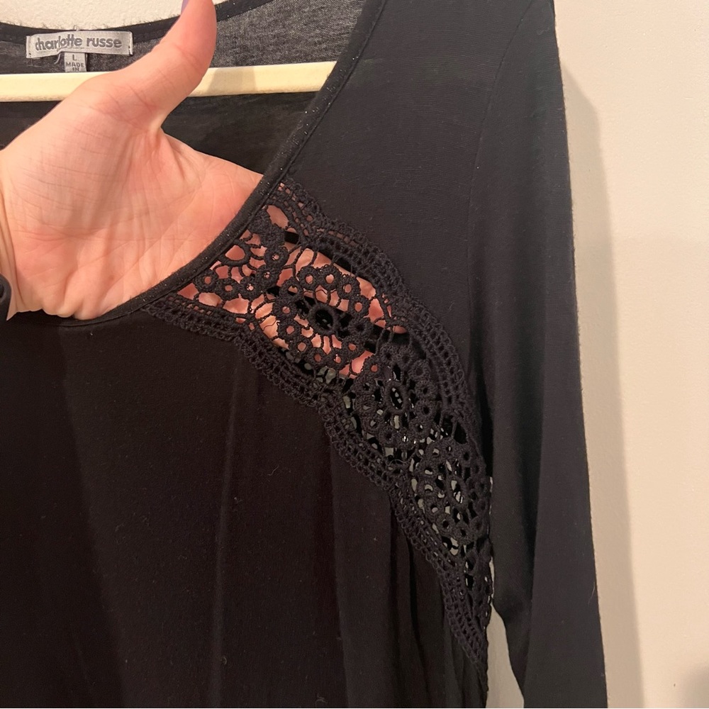 Charlotte Russe 3/4 Sleeve Top